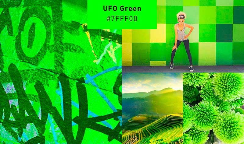 Tendencias color Shutterstock ufo green