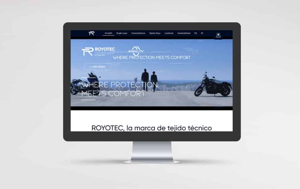 Diseño web Royotec