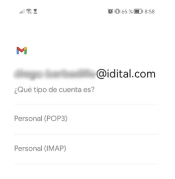 Correo Android 4