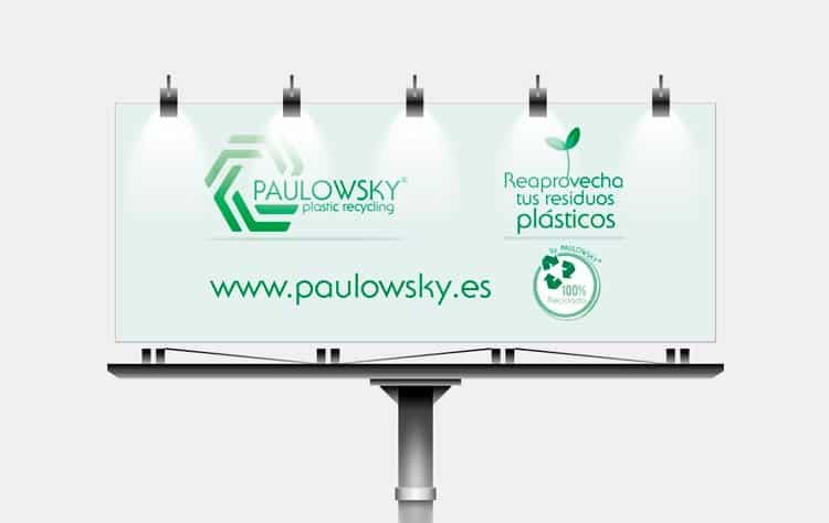 Mockup de valla de Paulowsky